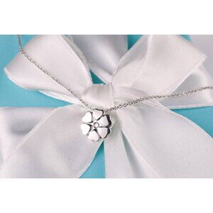 Tiffany & Co. Paloma Picasso Crown of Hearts Diamond Necklace Sterling Silver
